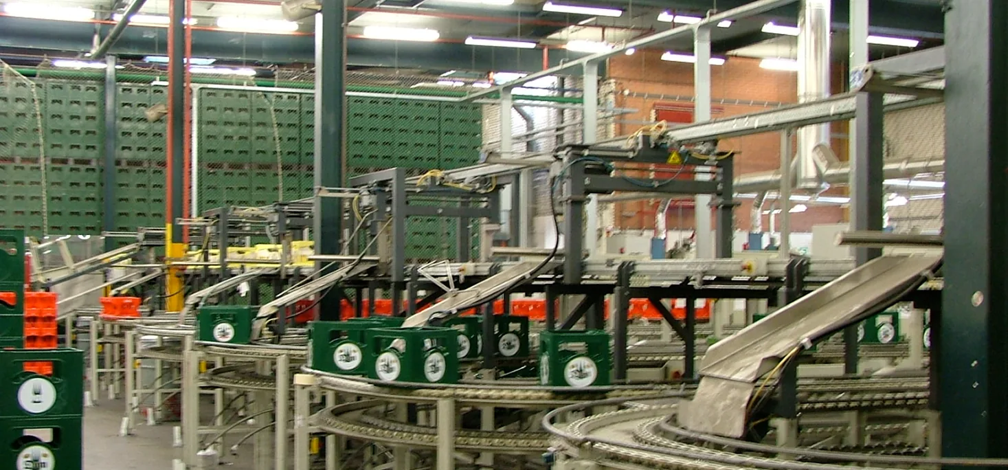 Crate conveyor system